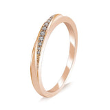 Gold/Silver Plated Studded Valentines Ring